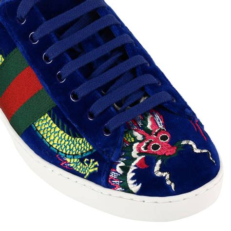 blue gucci shoes men sneakers|gucci jeweled sneakers price.